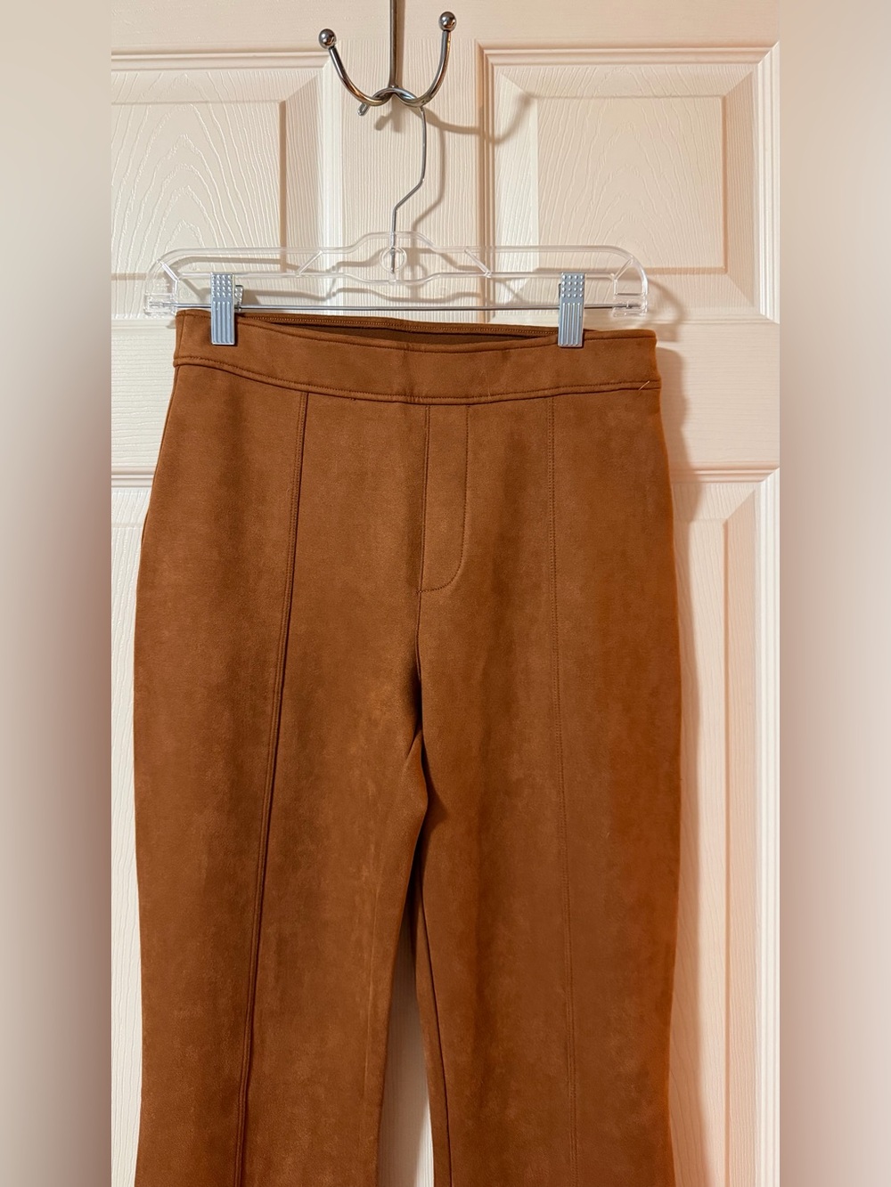 SPANX Faux Suede Flare Pants - Picture 3 of 9